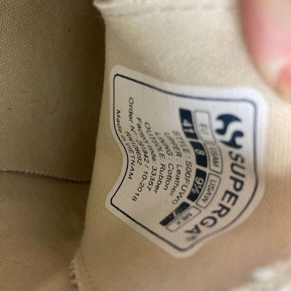 SUPERGA shoes | suede dove grey | size 8 | gym shoe - Picture 14 of 14